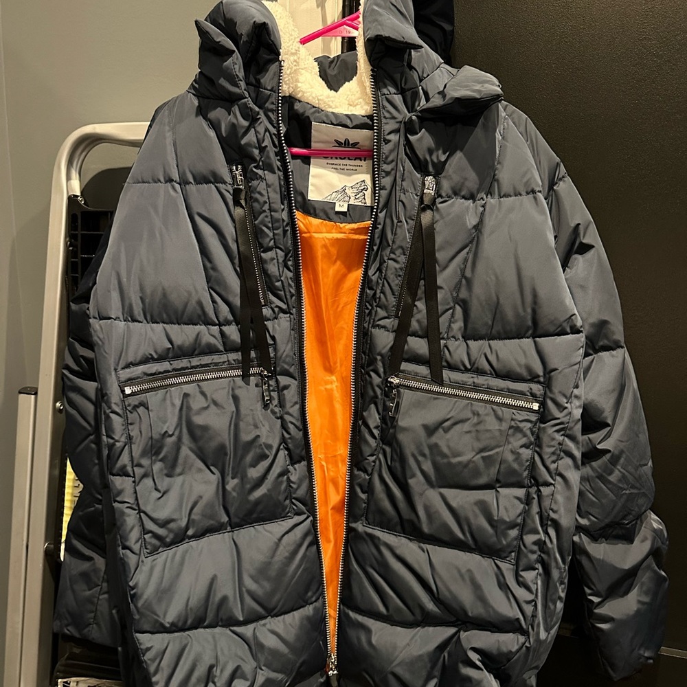 Navy Blue Winter Coat